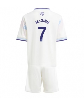Billige Fotballdrakt Aston Villa John McGinn #7 Replika Tredjedraktsett Barn 2025-26 Kortermet (med bukser)